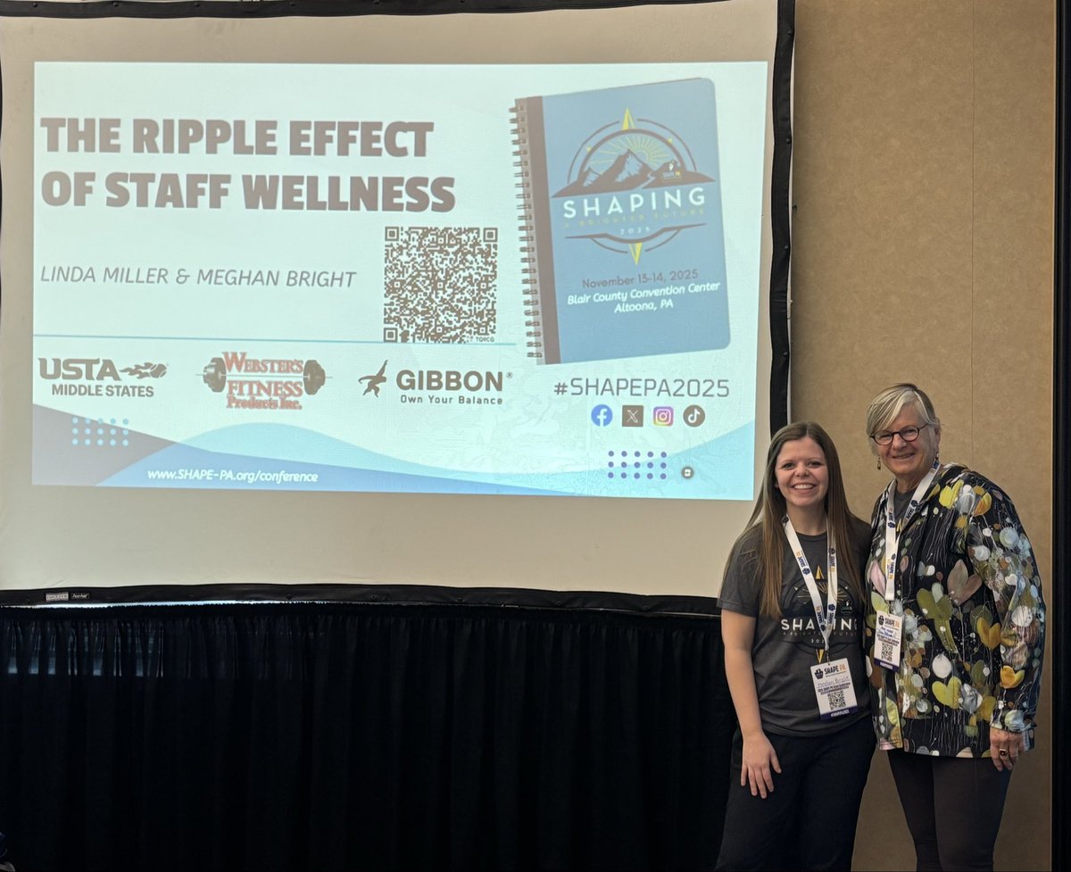 What an honor to present on a topic I’m so passionate about, especially alongside our amazing SHAPE PA President, Linda Miller! <a href="/SHAPE_PA/">SHAPE PA</a>
