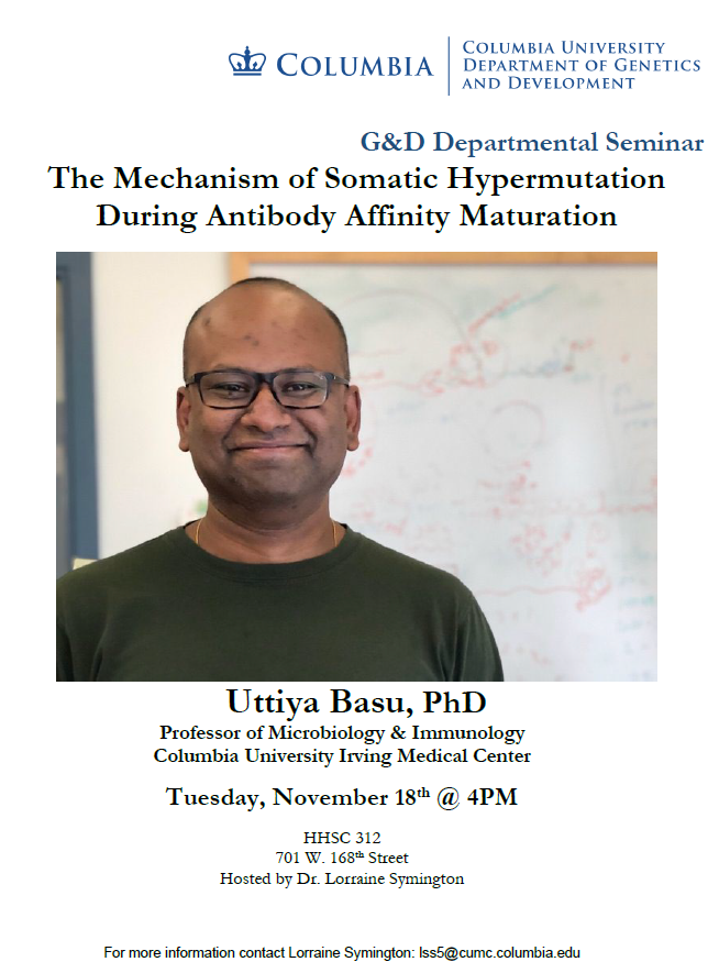 Columbia Genetics and Development Department tweet media