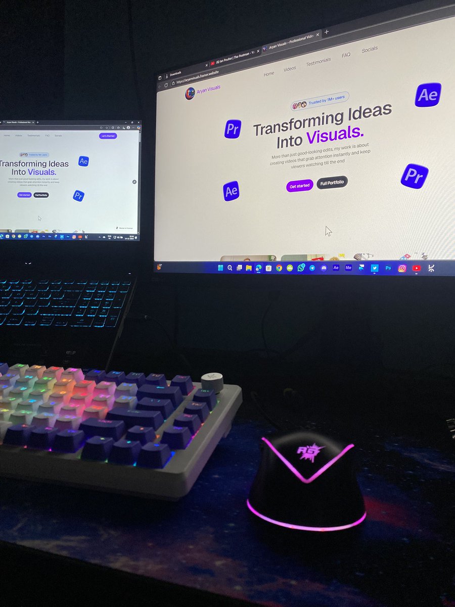 Aryanvisualsig's tweet image. Finally got my new Kreo Hive 75 – White Purple💜
Mechanical feel = next level❤️‍🔥Absolutely loving it 🫶🏻