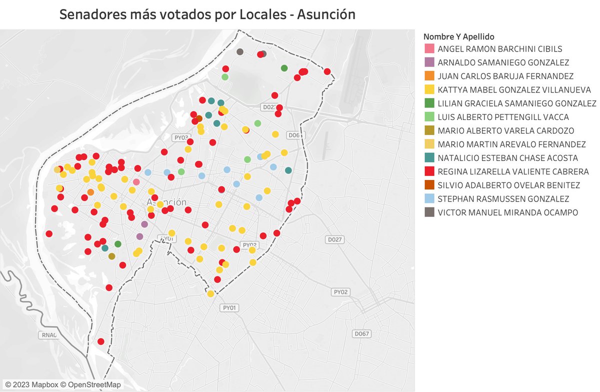 Mi refutación a todo el hilo (siguiendo su lógica) es simple: Johanna Ortega cuenta con el respaldo de la principal figura con diferencia en Asunción, candidata a intendente interina por ser la única que le puede ganar a cualquier figura de la ANR que se presente, hasta hoy.