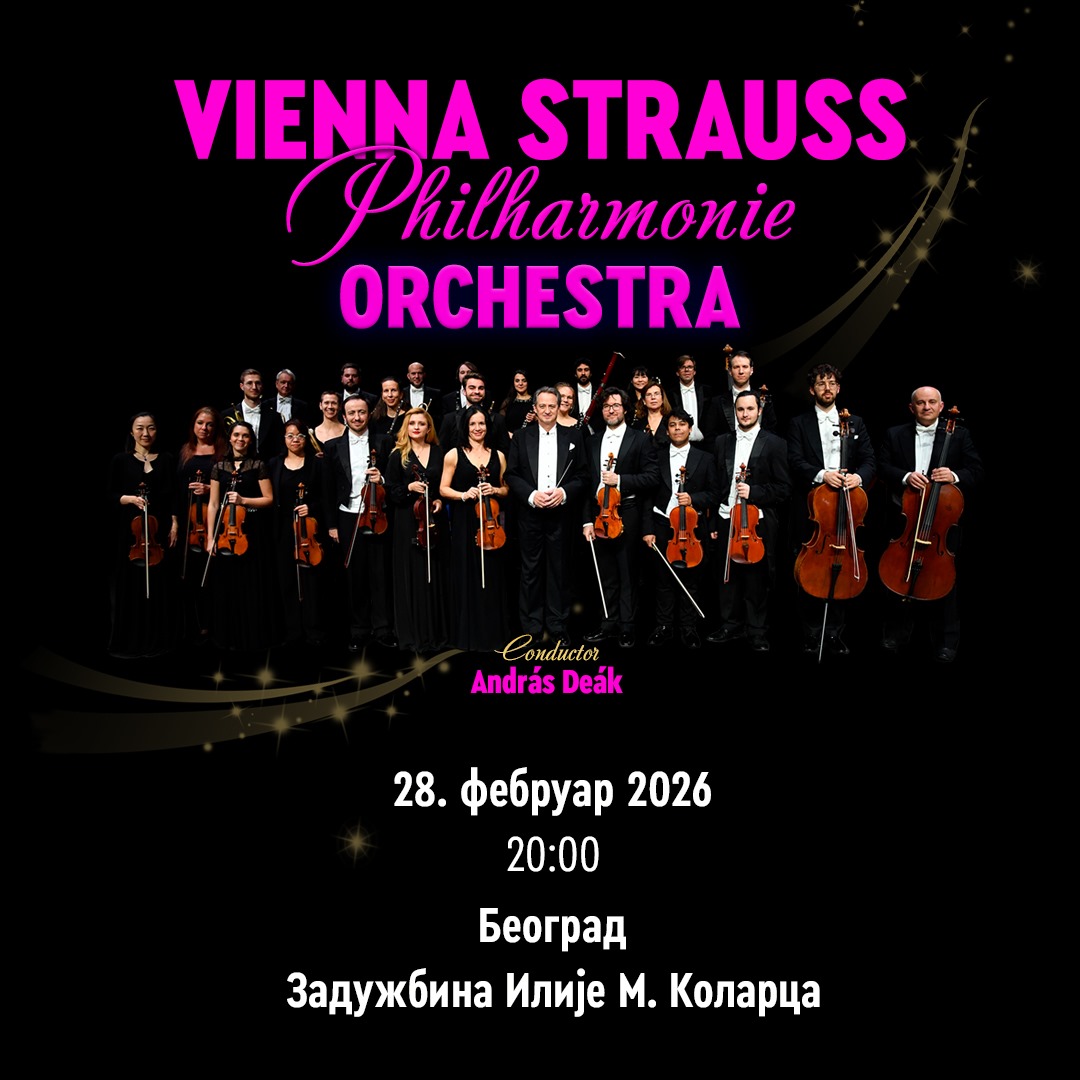 IlijaMKolarac's tweet image. ✨Vienna Strauss Philharmonie Orchestra prvi put u Beogradu✨
‼️Ograničen broj ulaznica u prodaji od ponedeljka, 17. novembra na biletarnici #kolarac
🎶Orkestar, koji postoji od 2014. godine, čini 27 muzičara iz različitih zemalja, pod upravom maestra Andraša Deaka.