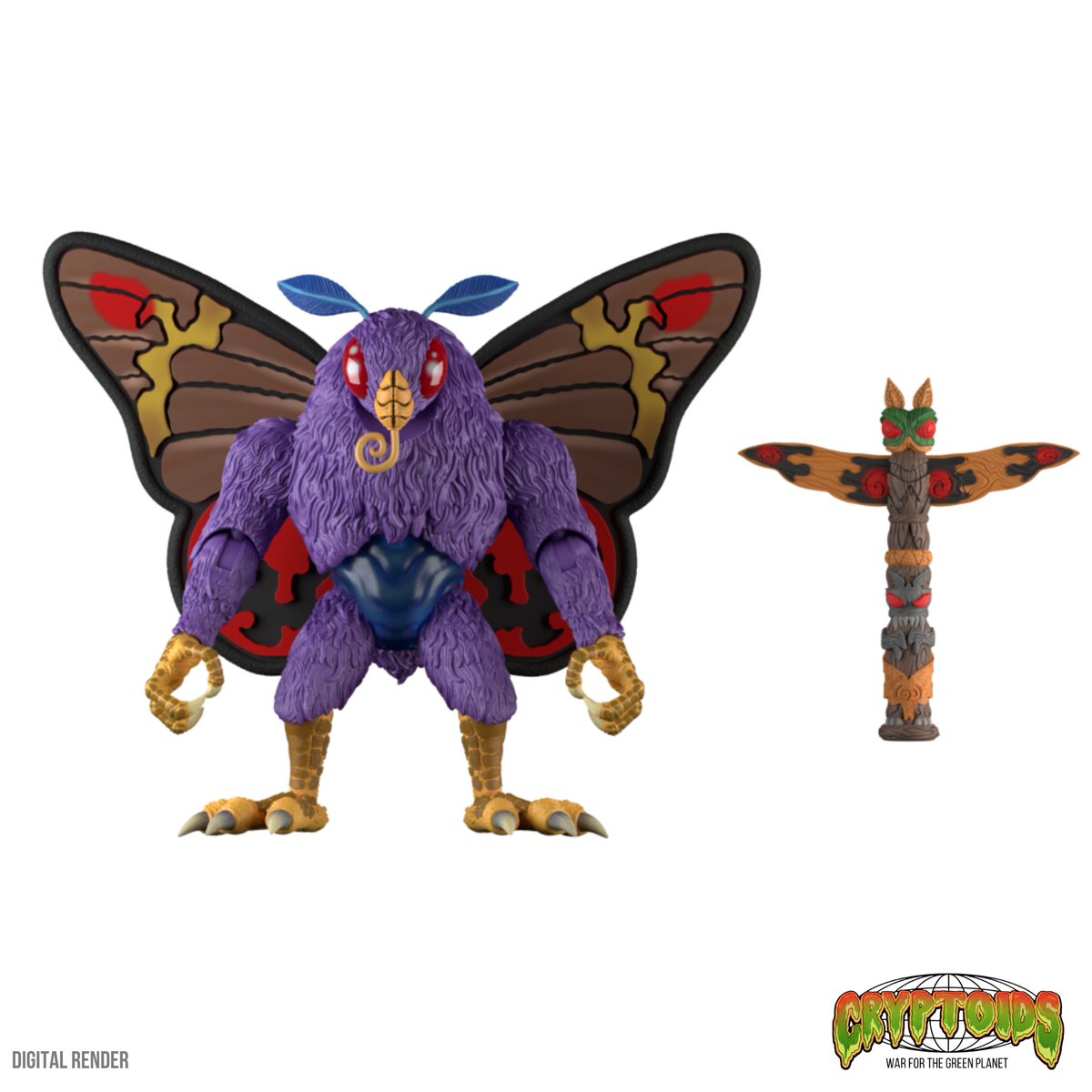 toybroreviews's tweet image. New Kickstarter coming from the folks at @YHSPodcast, Cryptoids!

First reveal is Mothman: The Prophet, Kickstarter launch coming Spring 2026