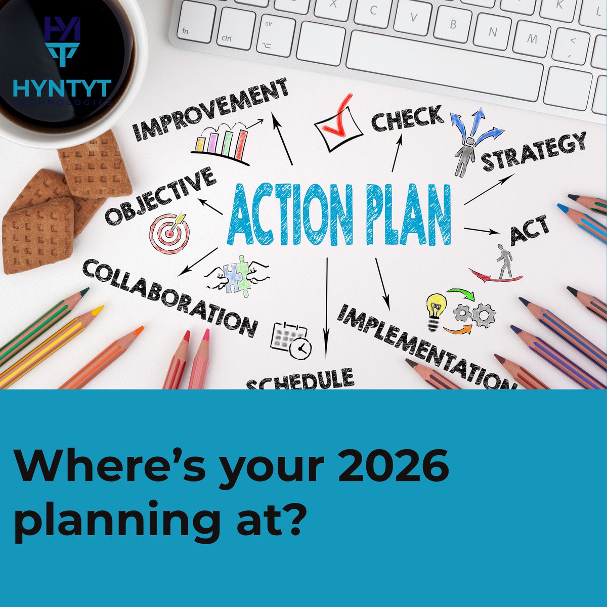 📊 Be honest: Where’s your 2026 planning at?

A) Full roadmap, ready to go
B) Some themes, still loose
C) Drafting in progress
D) 😬 Haven’t started

Let us know—and if you’re stuck, we’ve got a playbook.
hyntyt.tech

#2026Prep #StartupPoll #RoadmapClarity #HYNTYT