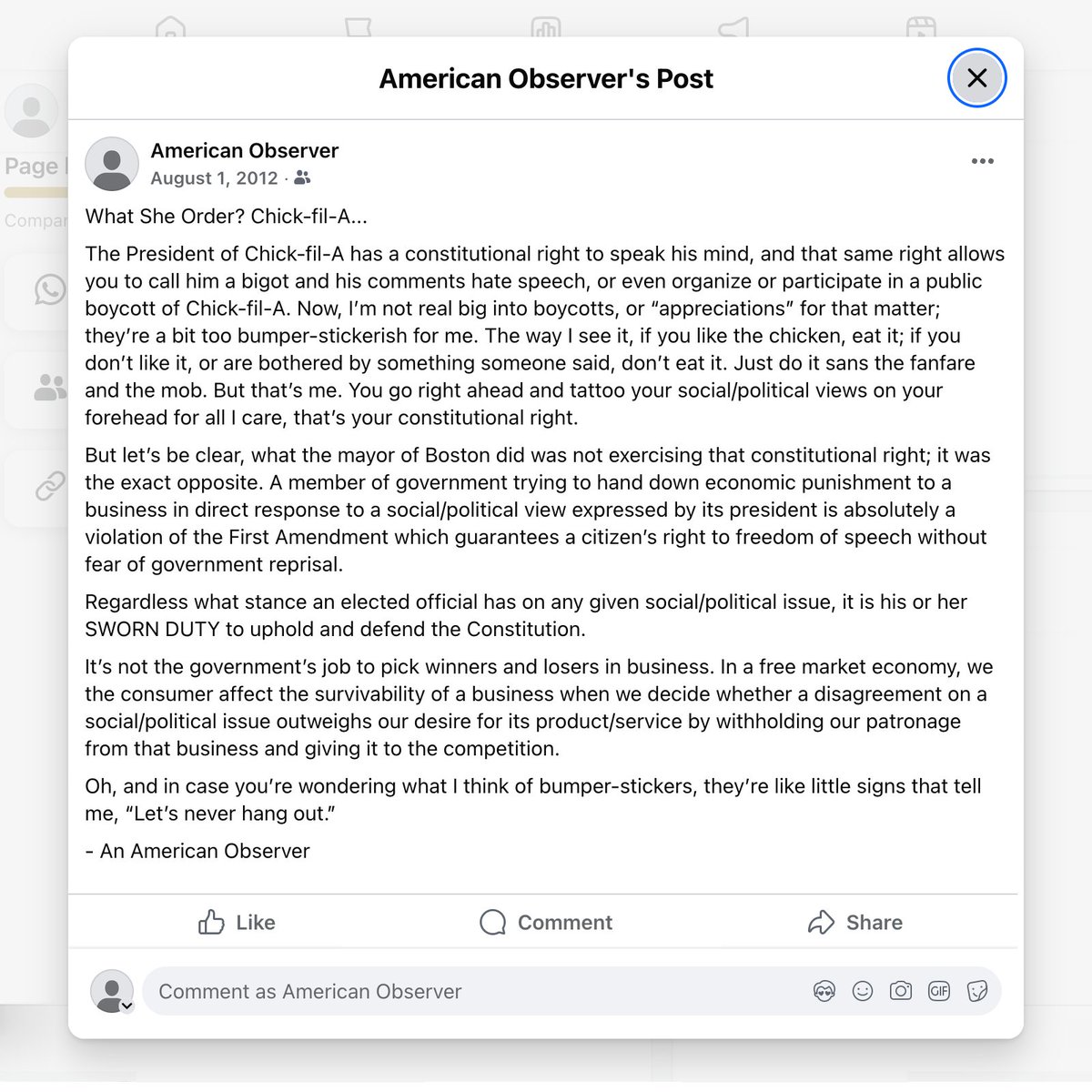 (an) American Observer (@mericanobserver) / Posts / X