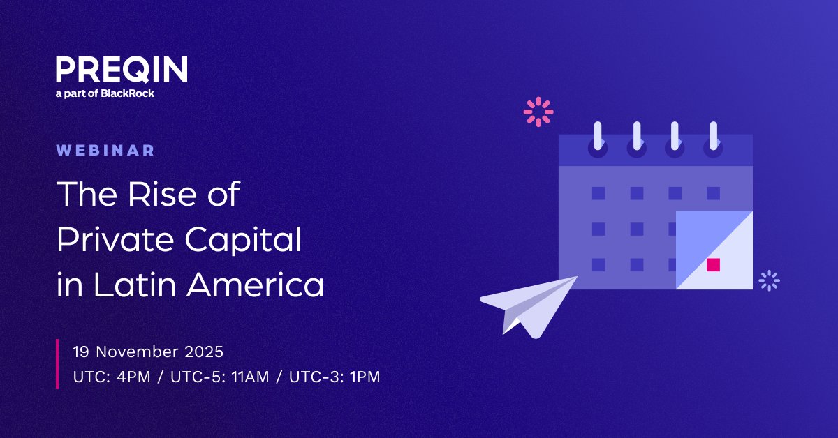Latin America is emerging as a dynamic frontier for private capital fundraising, driven by shifting investor appetites, evolving pension systems, and regulatory reforms.

Join us on November 19 for The Rise of Private Capital in Latin America webinar: okt.to/8ulHN9