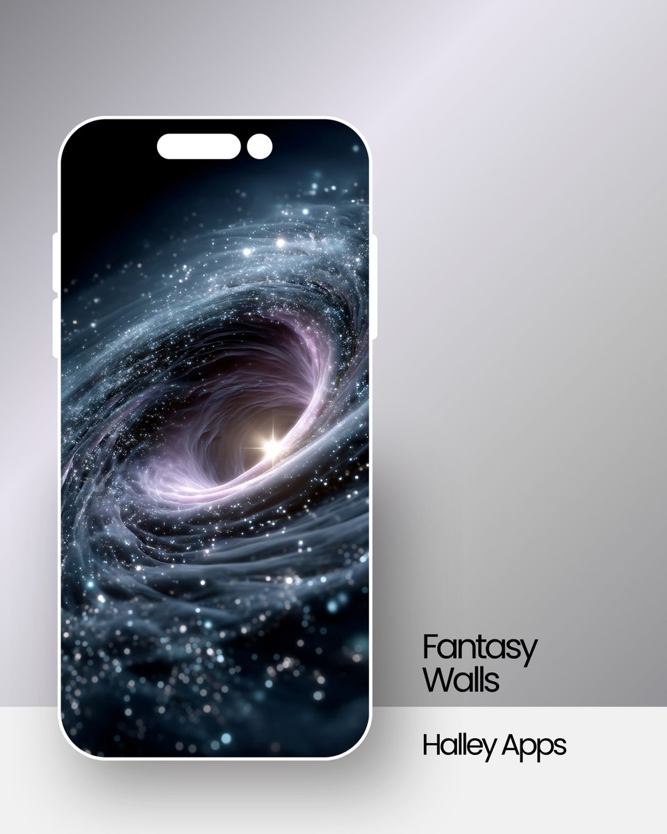 Halleyapps's tweet image. Star Vortex to Infinity: AI-Generated 4K Black Hole 🌌✨ | Download it now for your device #SpaceArt #Cosmic  #GenerativeAI