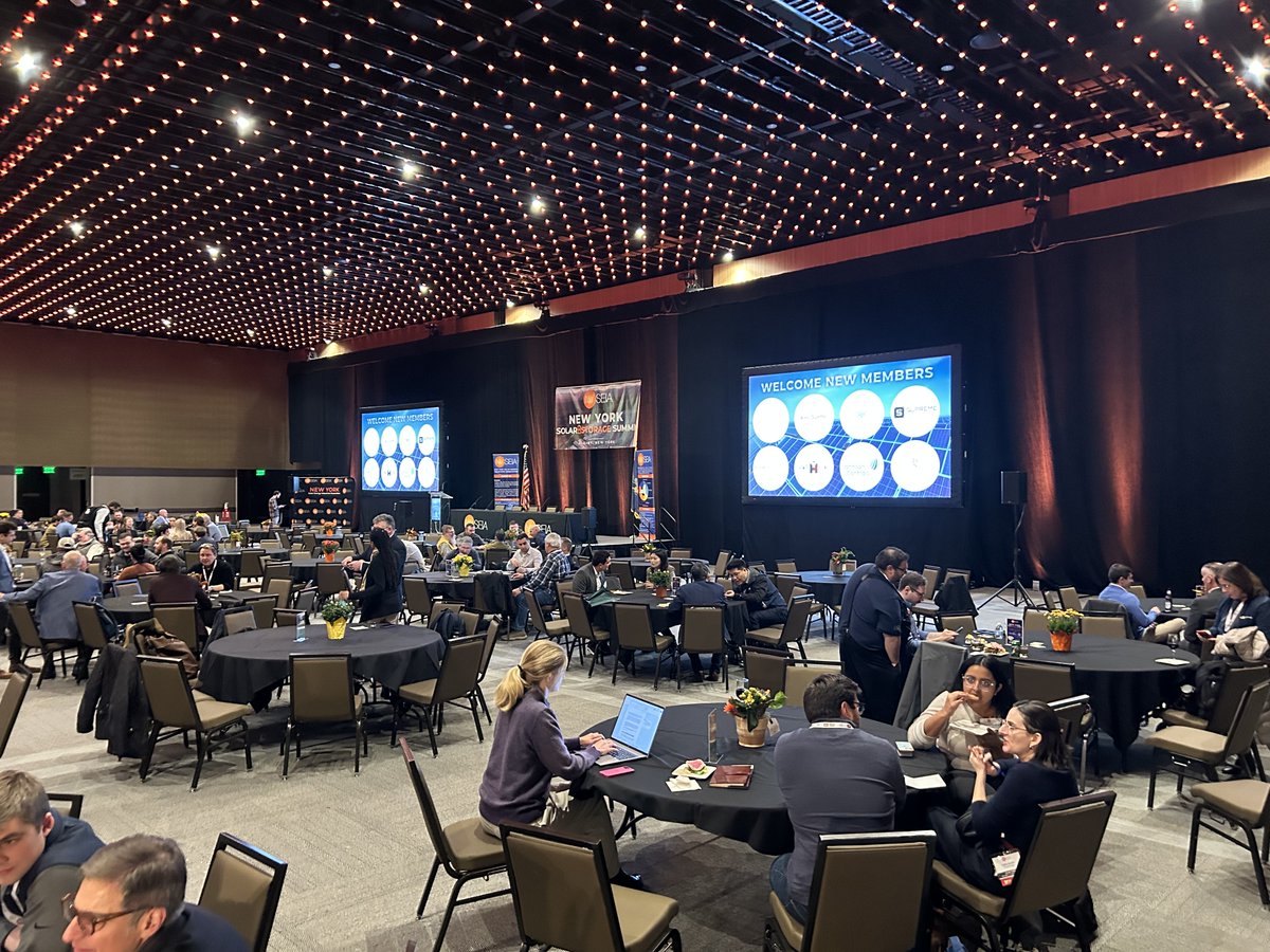 Thank you to NYSEIA for hosting another great New York Solar &amp; Storage Summit! Full day of conversations at our booth with asset owners, IPPs, partners &amp; fellow exhibitors. Thanks to all sponsors &amp; speakers for an insightful event. Excited for the opportunities ahead!