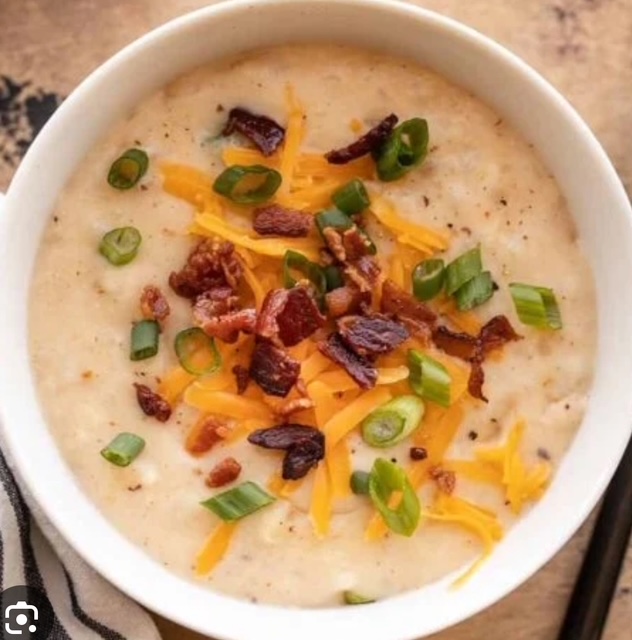 You're already online. Why not order lunch to be delivered at steakoutdelivers.com? #loadedpotatosoup