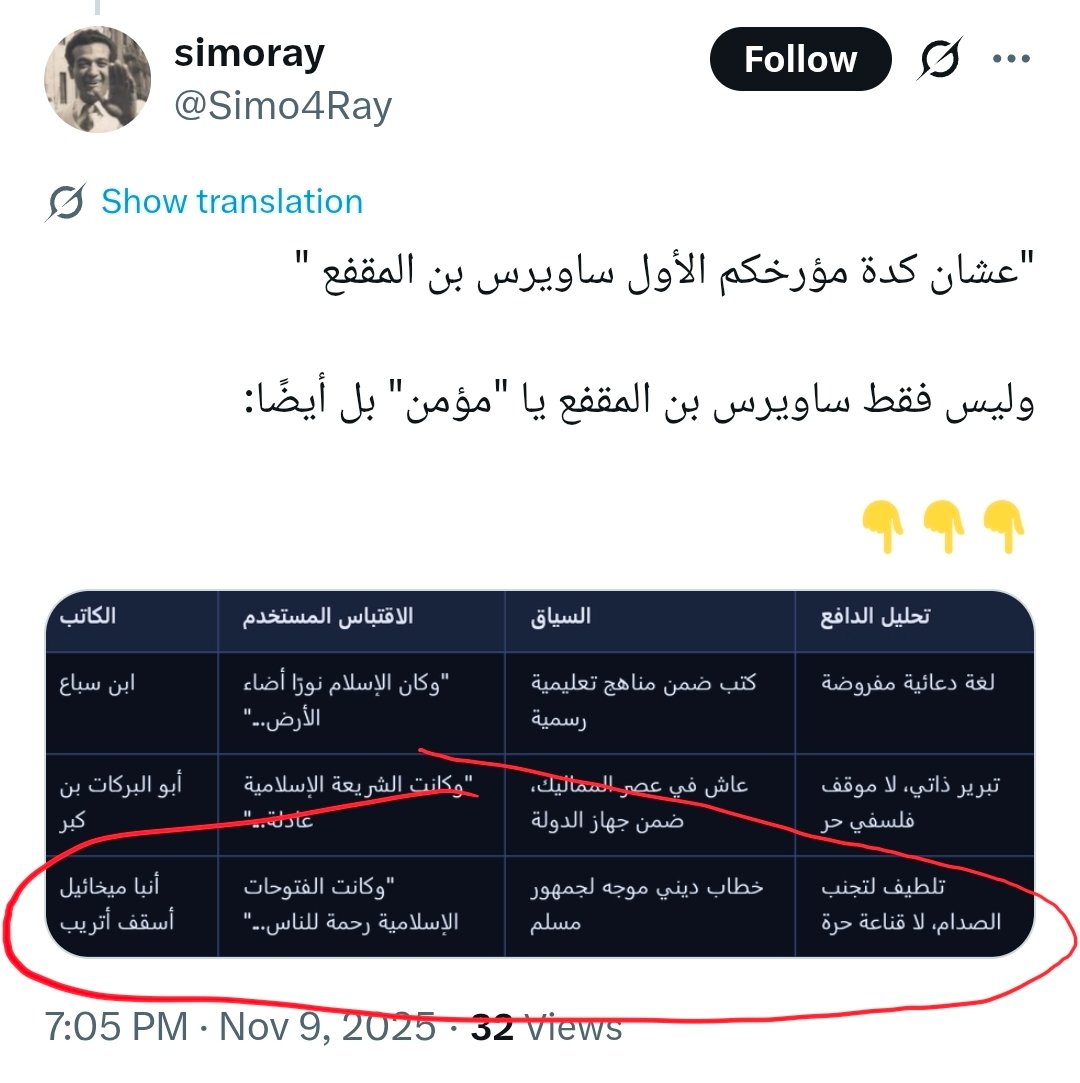 ali_14040's tweet photo. @Simo4Ray @RehabBasyouni1 انت بتستشهد بيها وبعدين بتنفيها
الله يخربيت الai جابلك brain rot https://t.co/TypOqupebn