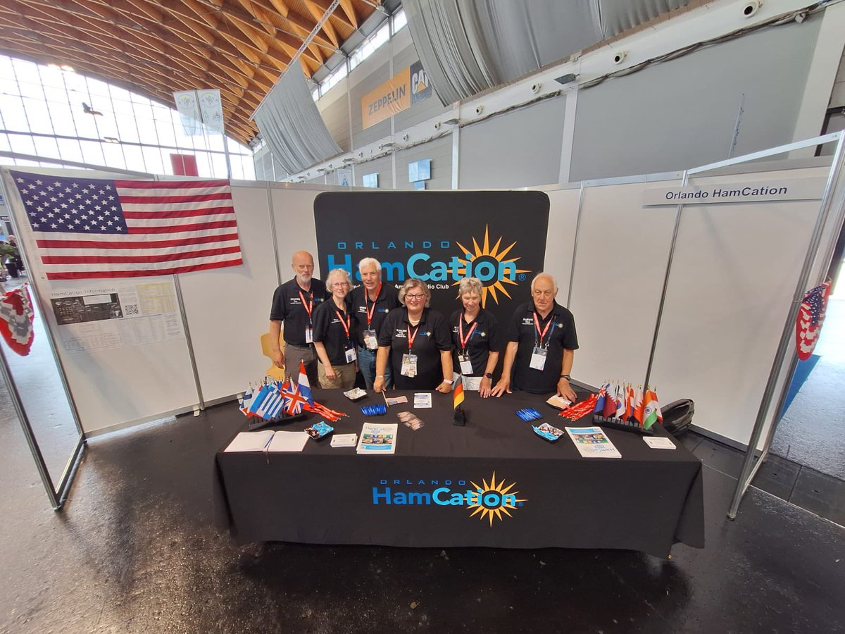 Hamcation's tweet image. We look forward to meeting everyone tomorrow, Saturday November 15, at the Autotron Rosmalen in Rosmalen Nederland. Come and meet our International Relations team and learn more about Hamcation. #HamCation #Veron #hamradio