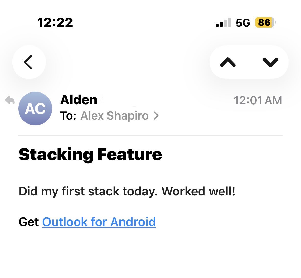 Base8App's tweet image. Alden is stacking SATs with our new swipe to stack widget.

Are you?