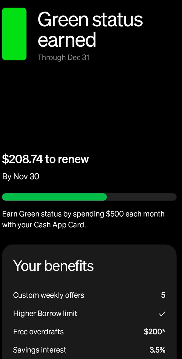 Caerus92's tweet photo. $hhippolite just graduated to #CashAppGreen https://t.co/mA10VRllDh