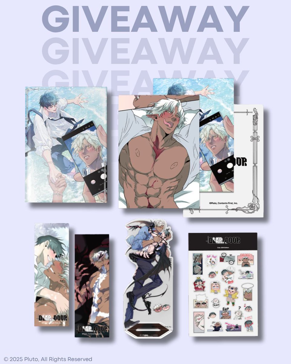 gomanga's tweet image. ⭐ GIVEAWAY ALERT!⭐ 
Calling all DEAR. DOOR fans: we teamed up with @Tappy_toon to give 2 lucky winners an exclusive Vol. 1 + a merch bundle:

🌶️ Follow @SevenSeas &amp;amp; @Tappy_toon
🌶️ Share &amp;amp; Like this post
🌶️ Comment &amp;amp; tag a friend! 
🌶️ Must be 18+ and in the US
🌶️ Ends 12/1/25