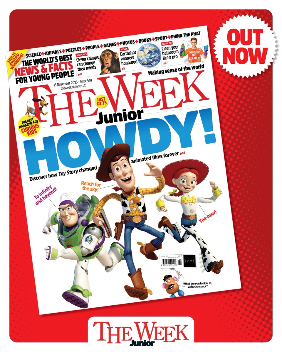 theweekjunior's tweet image. The latest issue is here! Children will:

📖 Find out about the plans to update the national curriculum in England
💜 Learn about the wellbeing benefits of learning about others&apos; beliefs 
🧸 Celebrate 30 years of the #ToyStory films

And more! #InterFaithWeek
