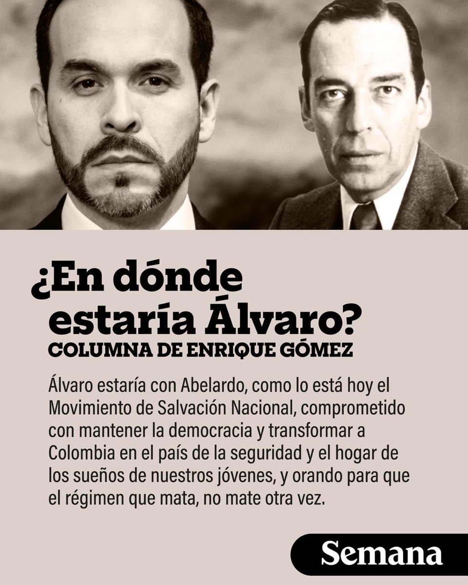 Hoy Álvaro estaría con quien claramente antepone la vigencia de la ley y el orden por encima del acomodo falsamente garantista. Estaría con quien de manera inequívoca y sin hesitaciones respalda la acción efectiva, constante y plena de todos los poderes del Estado, incluido el