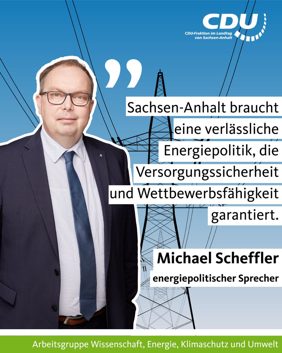 #ltsa  Wir setzen auf #Versorgungssicherheit, bezahlbare #Energie und #Technologieoffenheit. In #Schkopau zeigt ein modernes Gaskraftwerk, wie der realistische Weg in die Wasserstoffzukunft aussehen kann. 

Mehr in der PM: cdufraktion.de/2025/ehrliche-…