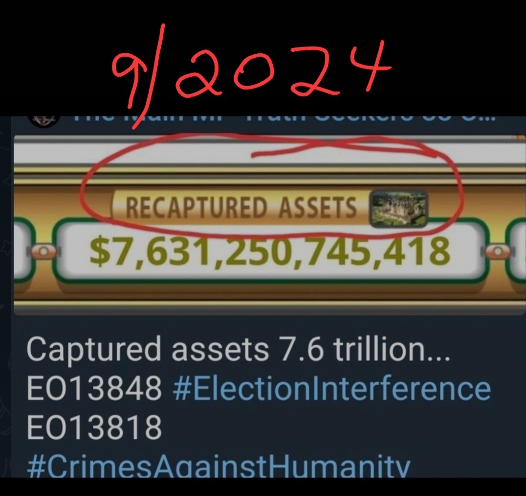 InThis2getherWW's tweet image. ...I&apos;ve gathered you all here today to personally inform you that your ASSETS are frozen &amp;amp; officially being SEIZED under:
EO13818 #CrimesAgainstHumanity &amp;amp; 
EO13848 #ElectionInterference 😁
Almost like Military Planning at its Finest BABEY 🫡 ##LFG 🥳
BUCKLE UP JUST ENCASE!!