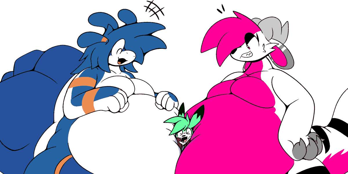 So you wanted to meet a pair of monsters?

FT <a href="/R_MIY0/">Razzy</a>  and <a href="/RooSilly931/">Silly roo</a>