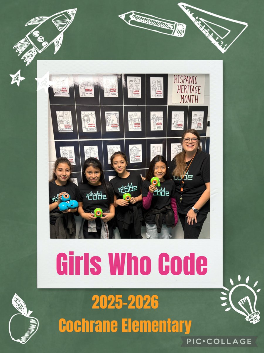 AJennings083's tweet image. Introducing the 2025-2026
@GirlsWhoCode @CochraneRoars! For @kystlp ML students are coding @WonderWorkshop robots to speak and give a school tour using the @BeeBot school mat. #JCPSIT3 #JCPSOML
#JCPSDigln #TeachCode