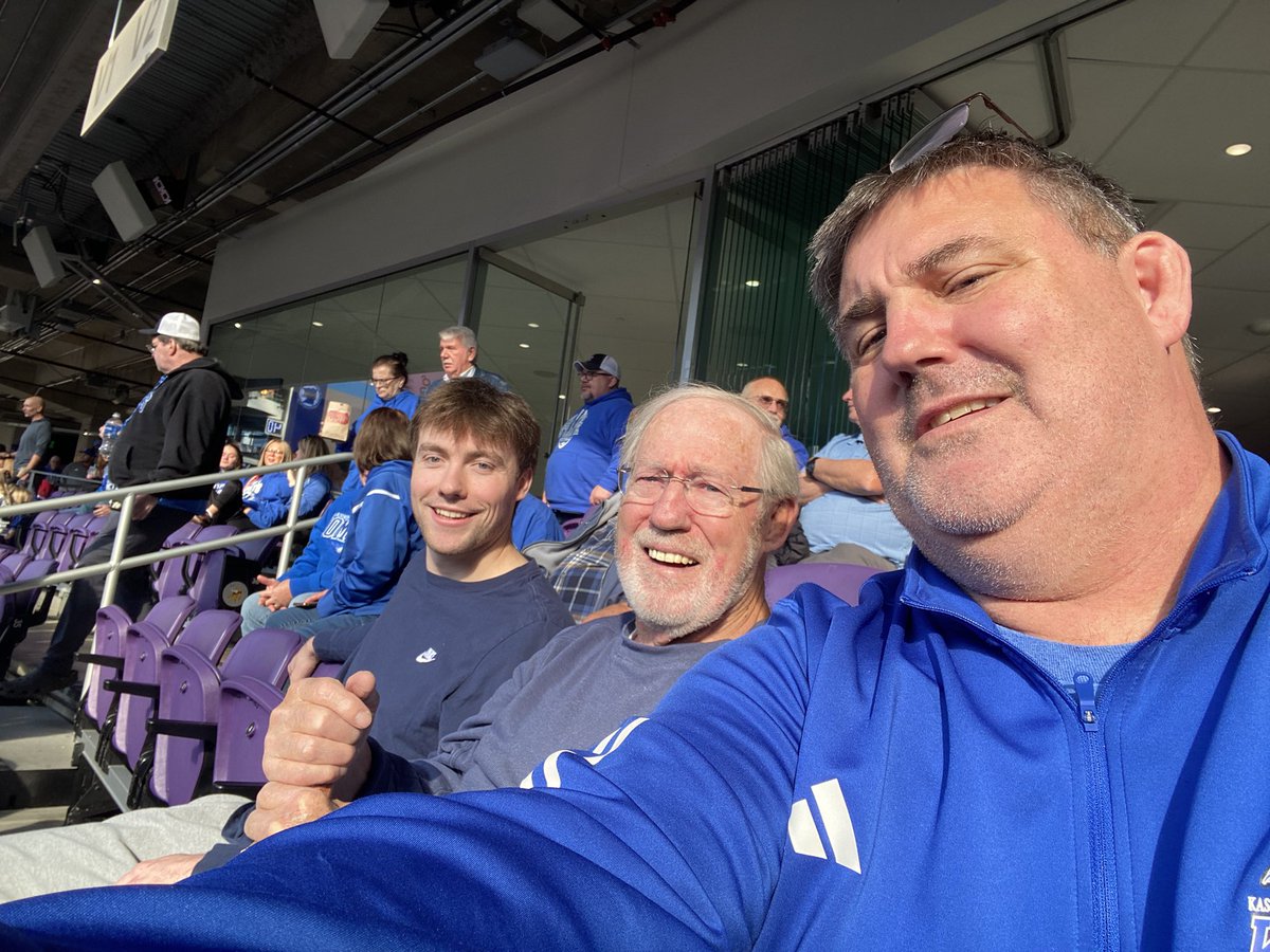 <a href="/KoMetBrooks27/">Brooks Buchanan</a> grandpa and Dad looking forward to today’s game.  Good luck <a href="/KMKoMetFootball/">KM Football</a> !