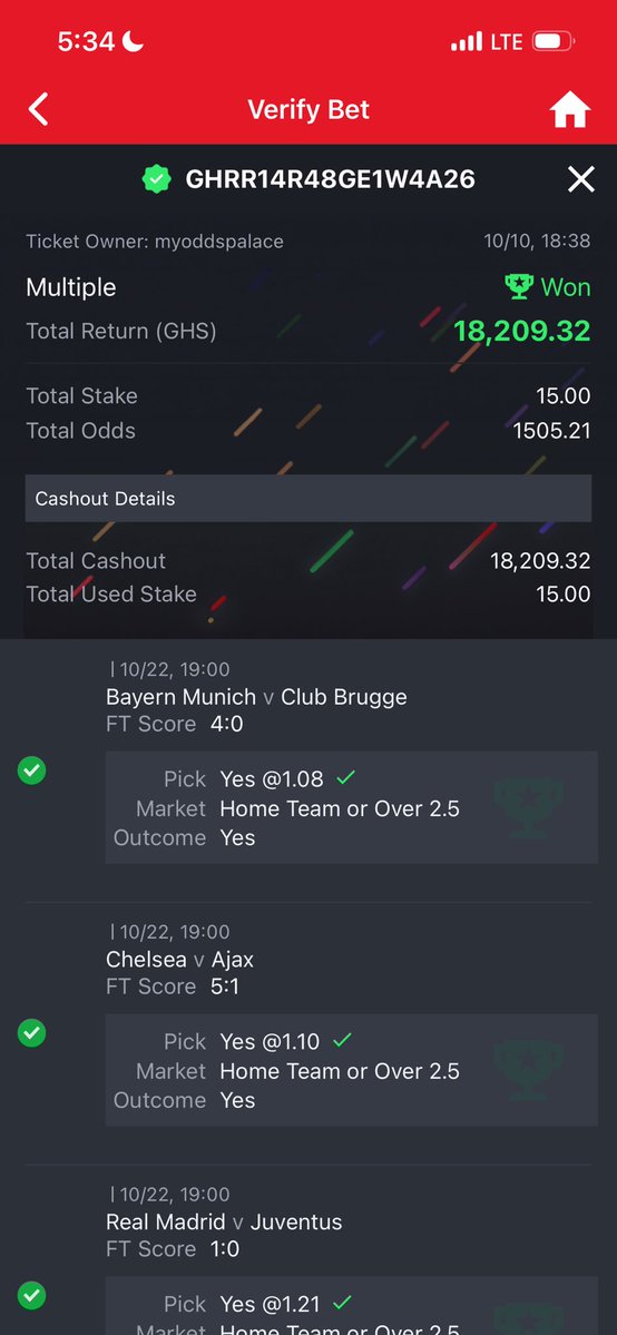 congratsodds's tweet image. I found this win in some telegram channel and I decided to do the same.