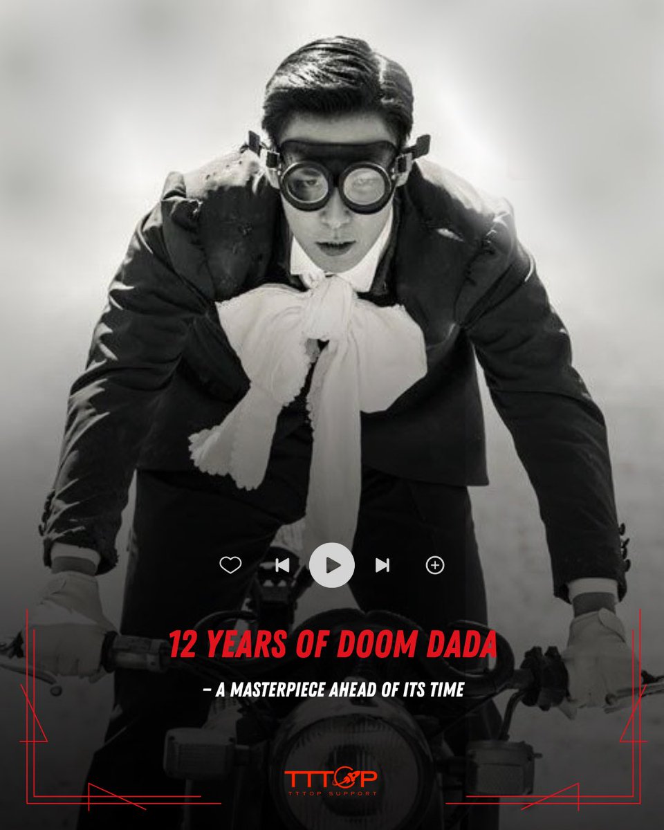 12 years of DOOM DADA — a masterpiece ahead of its time. 🖤
Happy anniversary to T.O.P’s iconic track

#12YearsofDOOMDADA

#탑 #최승현 #CHOISEUNGHYUN