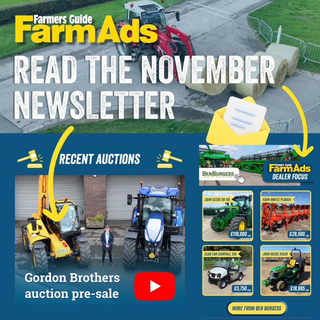 🚜 Inside the November newsletter ➡️  Ben Burgess dealership focus and Rea Valley Tractors closure auction 📹 👉 bit.ly/farmads-nov-25
Sign up to the FarmAds newsletter 👉 bit.ly/fa-sign-up
#farmads #usedmachinery #usedequiment #farmmachinery #machineryforsale
