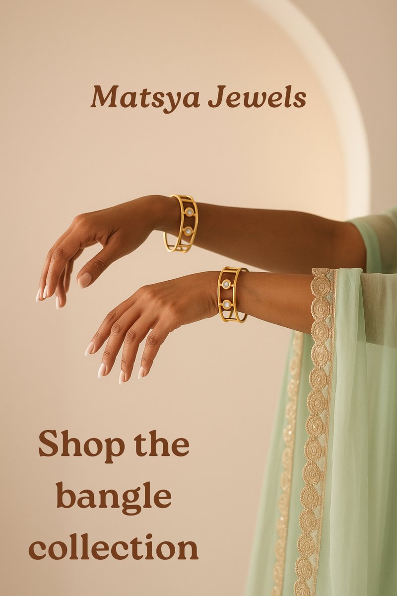 JewelsMatsya's tweet photo. Where tradition meets modern sophistication.
Shop the new Matsya Bangles , crafted to move with your every gesture.

🔗 Discover more:[https://t.co/zf9w2qIJuH]

#MatsyaJewels #IndianLuxury #BangleLove https://t.co/62Dg10NAF3