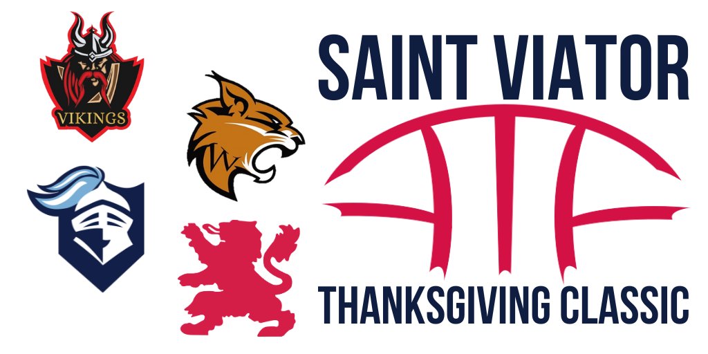 🚨#ViatorClassic48 TEAMS ARE SET!!! 🚨

This year <a href="/ViatorAthletics/">Saint Viator Athletics 🦁</a> will host the 48th Annual Saint Viator Thanksgiving Classic Tournament that will ft. <a href="/AHSvikingathle1/">Amundsen High School Athletics</a>, <a href="/LHSwildcatBball/">🏀LHS Basketball🏀</a>, <a href="/ProspectHoops/">Prospect Boys Basketball</a> and <a href="/stviatorbball/">Saint Viator Boys Basketball</a>!    

Mark your 🗓️ for November 24th!