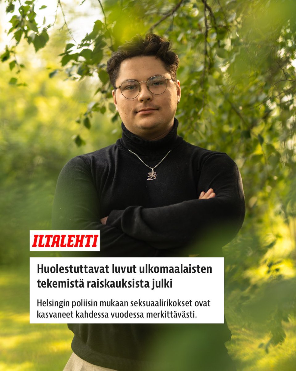 Helsingin poliisilaitokselle ilmoitetut seksuaalirikokset ovat kasvaneet kahdessa vuodessa yli 50 prosenttia ja raiskaukset yli 60 prosenttia.

Helsingin poliisin mukaan ulkomaalaisten epäiltyjen osuus Helsingin kaikissa seksuaalirikoksissa on noin 33 prosenttia ja raiskausten