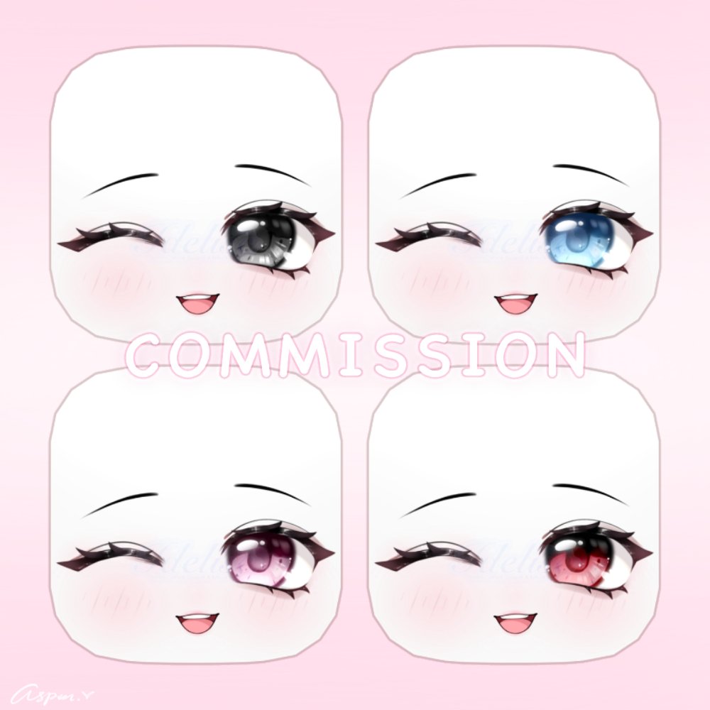 chibi/anime face commission for <a href="/Ivecarus/">Ivecarus</a> (ᵔ ᵕ ᵔ)/