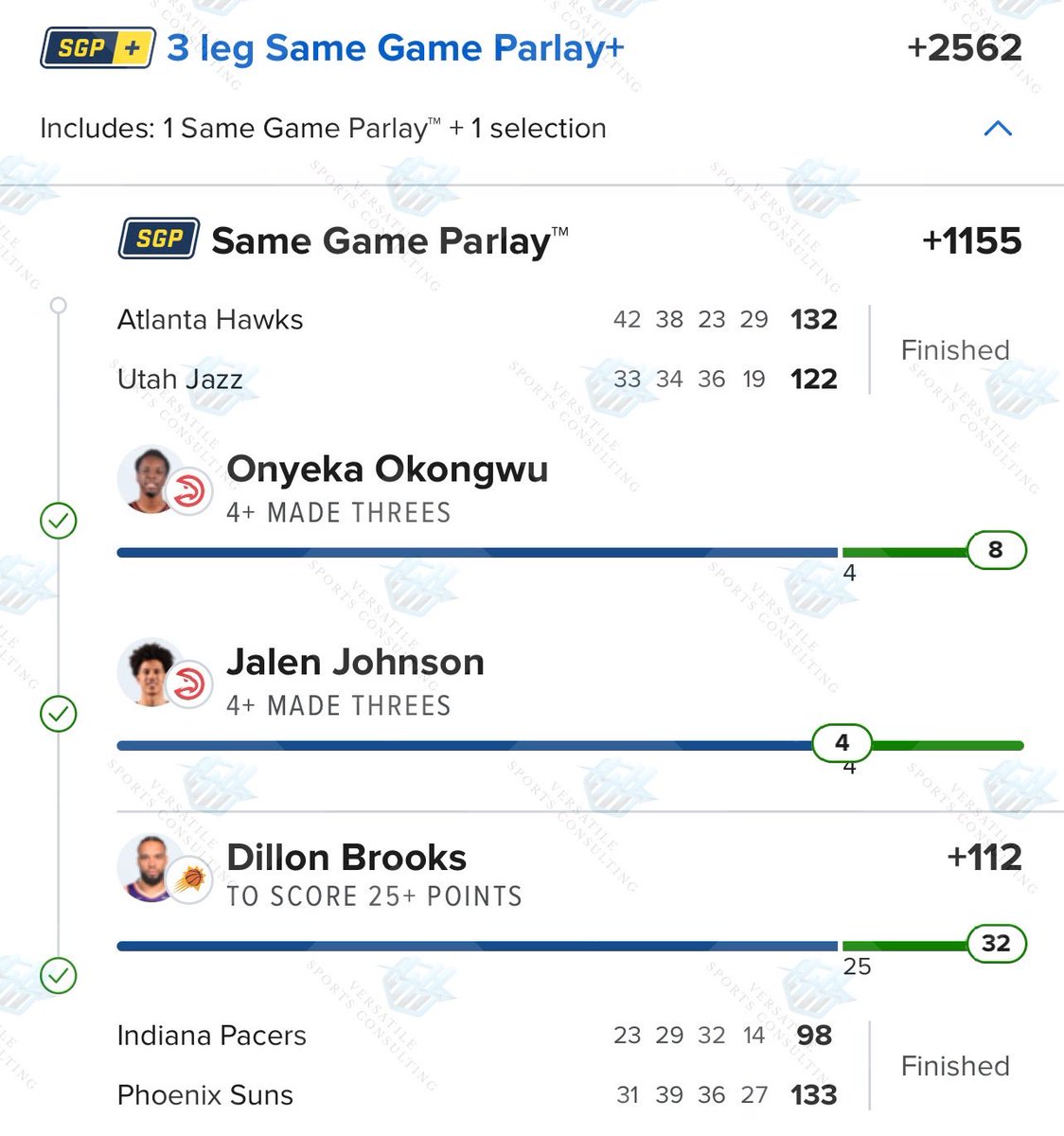 VersatileSportC's tweet photo. CASHHH ITTT!!! 😎 #SportsBettingX #FanDuel #NBA https://t.co/X3G9e0wv80