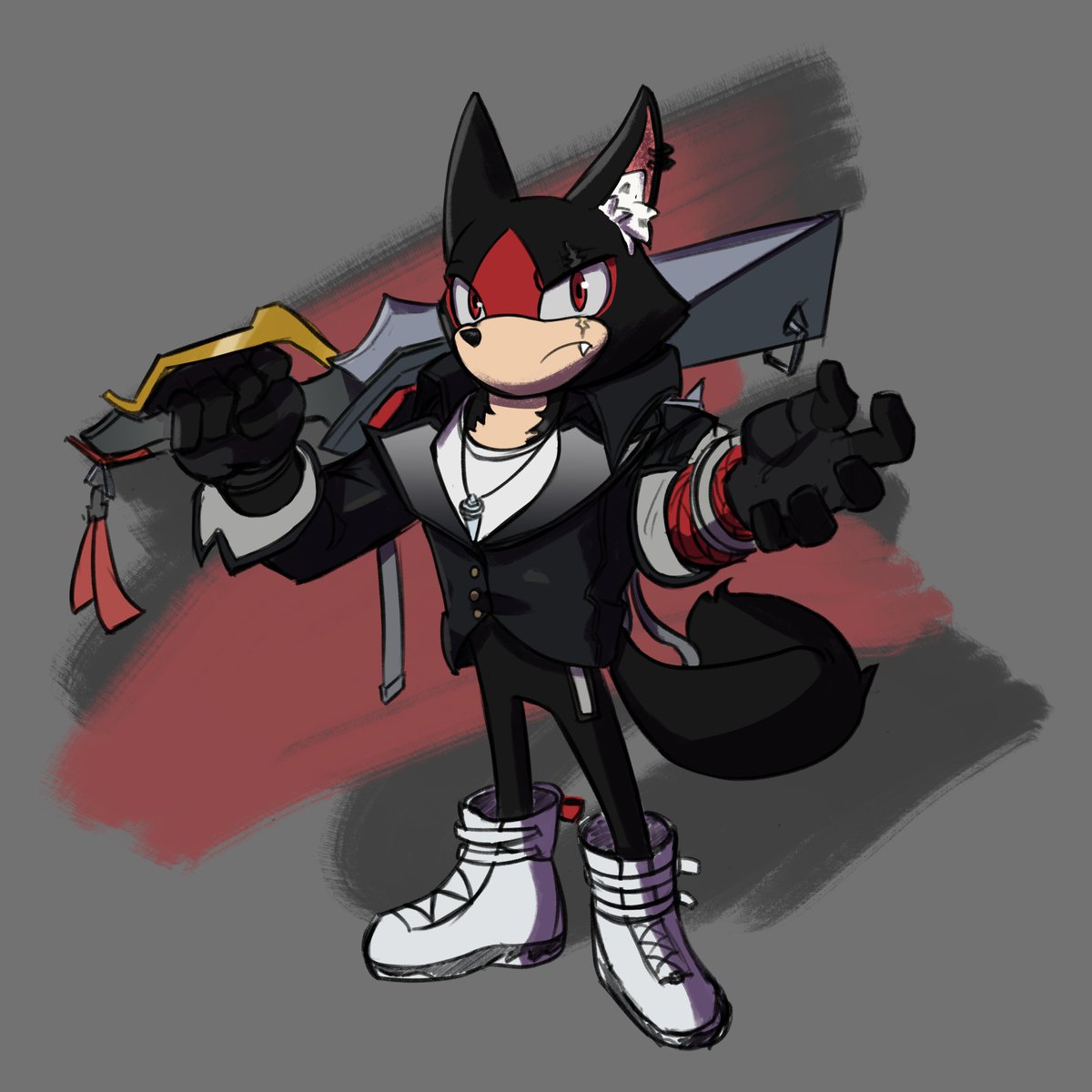 Mlickles's tweet image. hey guys this is my new OC manato the dog