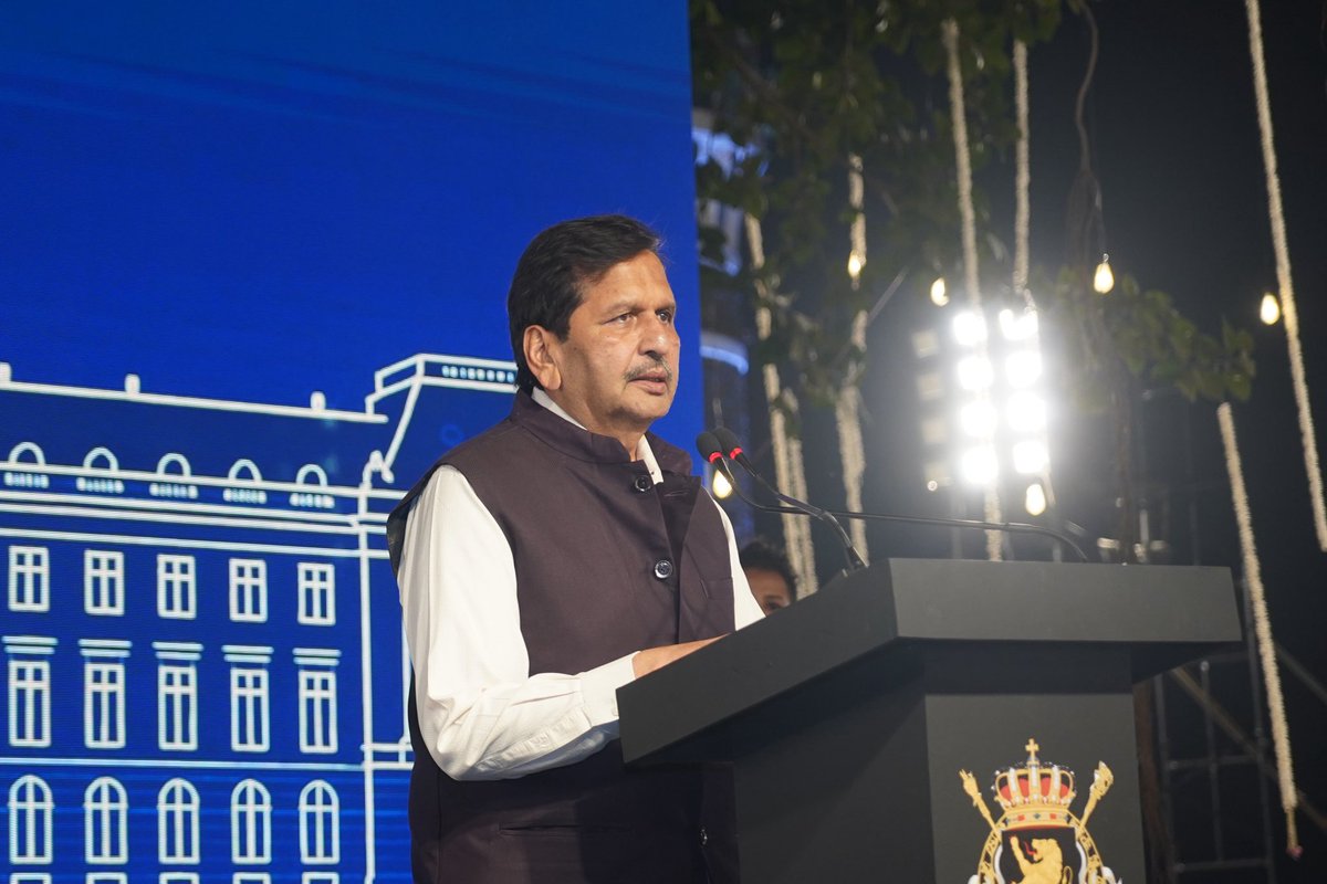 MPLodha's tweet image. Attended the Consulate General of Belgium’s National Day celebrations at the invitation of Consul General Frank Geerkens. Best wishes to the people of Belgium on this special day, and a valued occasion to reinforce India-Belgium ties.