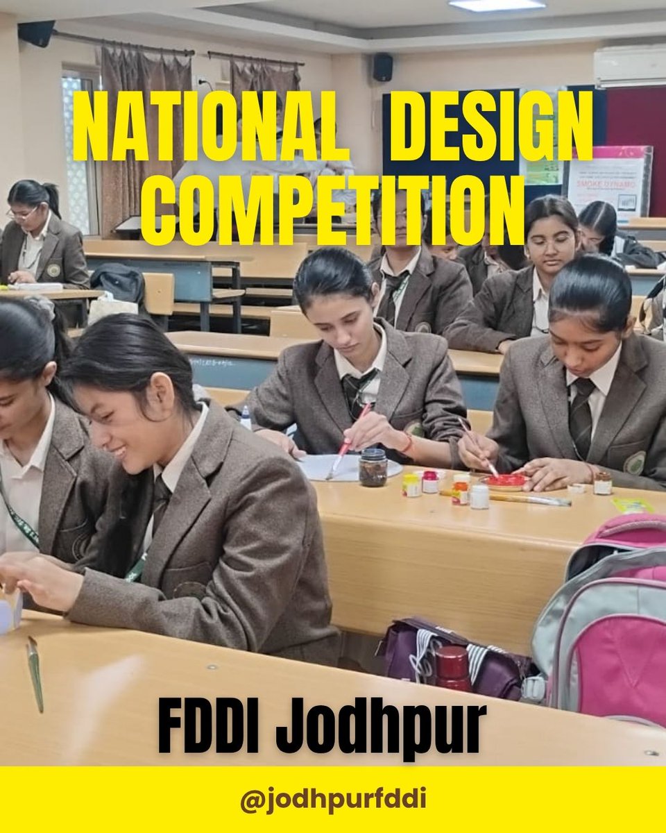 jodhpurfddi's tweet image. National Design Competition 2025
National Design Competition 2025 at FDDI Jodhpur in collaboration with CBSE! 🎨✨
Young designers showcased creativity, innovation &amp;amp; problem-solving through powerful design ideas. 💡🌟
 #CBSE #DesignCompetition #fddi #fddijodhpur