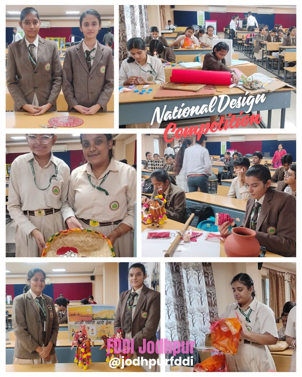 jodhpurfddi's tweet image. National Design Competition 2025
National Design Competition 2025 at FDDI Jodhpur in collaboration with CBSE! 🎨✨
Young designers showcased creativity, innovation &amp;amp; problem-solving through powerful design ideas. 💡🌟
 #CBSE #DesignCompetition #fddi #fddijodhpur
