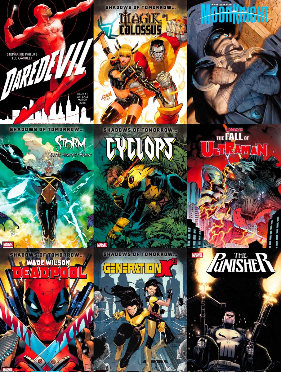 New Marvel comics releasing in 2026!