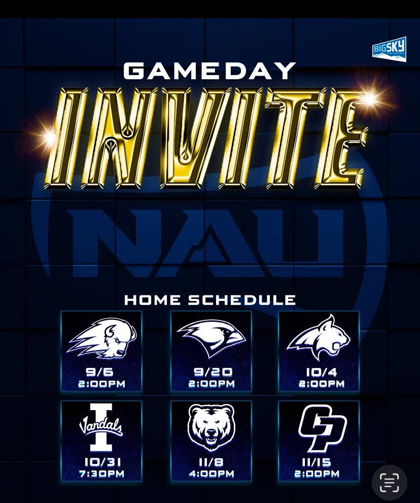 I’ll be at <a href="/NAU_Football/">NAU Football</a> this weekend. 🔥🔥🔥Let’s #RaiseTheFlag <a href="/TimRoschmann/">Tim Roschmann</a> <a href="/CamEickhoff/">Cam Eickhoff</a> <a href="/CoachSwanson_/">Terry Swanson</a> <a href="/CoachAdamClark/">Adam Clark</a> <a href="/Coachbwright4/">Brian Wright</a> <a href="/Coach_Cheatwood/">Aaron Cheatwood</a>