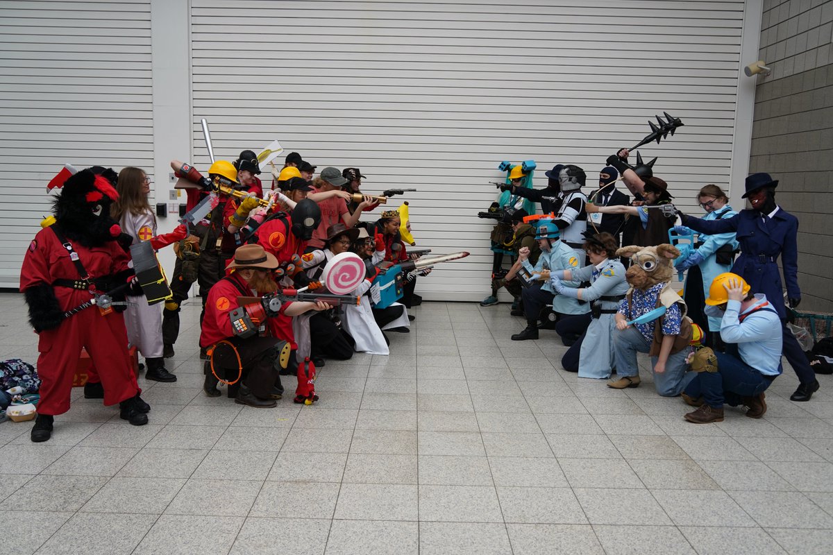 How's our team balance looking? 

Think this is the most balanced London MCM has looked across all 3 days! 

#tf2 #TeamFortress2