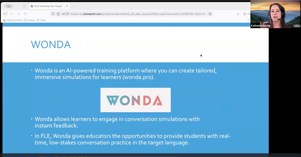 utklrc's tweet photo. WLC Methods Workshop RECAP: Using WondaVR as Language Conversation Practice - https://t.co/wOZYEI8dGq https://t.co/qatPVDEYYi