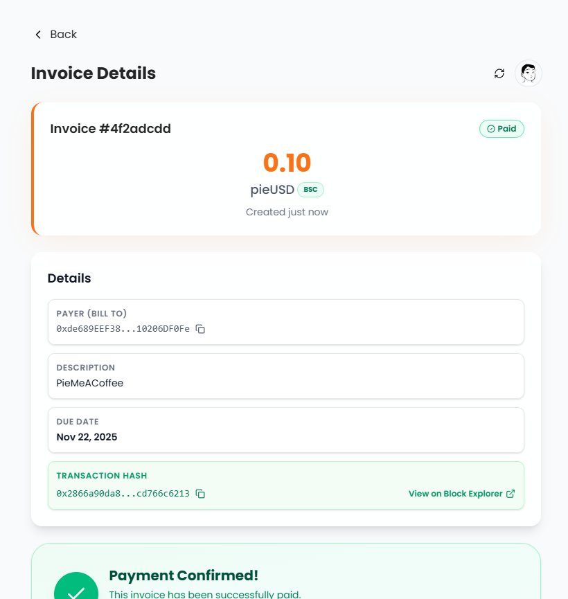 mac_niff's tweet image. Have a nice day. @pieverse_io #Pieverse #PieMeACoffee #x402