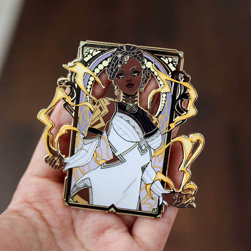 Pretty Mel fanmerch! 🤩

If you're a pin collector, madebynuwa has a beautiful pin design of Mel on their store! #arcane #melmedarda

You can buy it here:
madebynuwa.com/collections/ar…