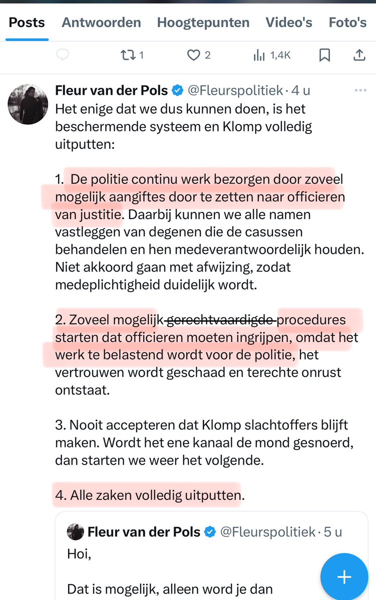 Zoals je kunt verwachten in het dwaze brein van <a href="/Fleurspolitiek/">Fleur van der Pols</a> wonende in delululand……Rules for thee but not for me!
