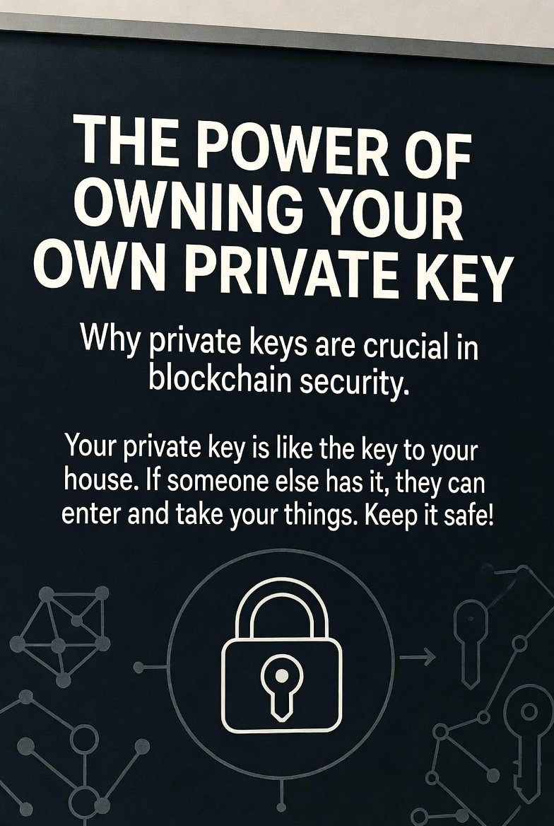 Piprotecter's tweet image. The Power of Owning Your Private Key in Blockchain
#CryptoLearning