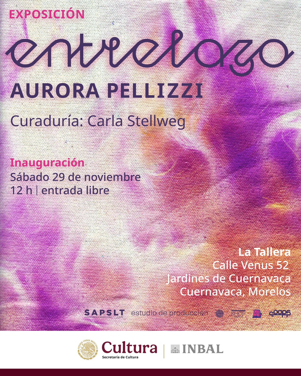 🌿 Segunda llamada | Inauguración de “Entrelazo”

La nueva exposición de Aurora Pellizzi, donde el textil, la pintura y la escultura se entrelazan con prácticas comunitarias y saberes manuales.

Una muestra curada por Carla Stellweg, que celebra su mirada y legado.