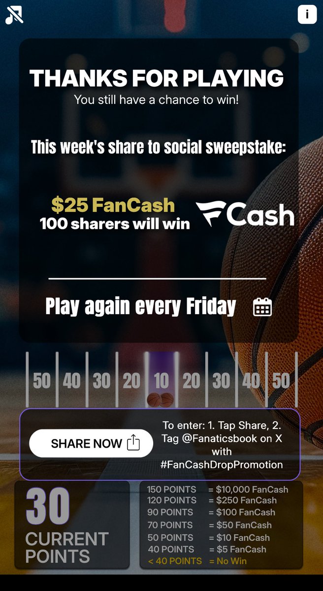 Play the #FanCashDropPromotion today

⁦<a href="/FanaticsBook/">The Home of FAIR PLAY™</a>⁩
 fanatics.onelink.me/5kut/p6fykbjo