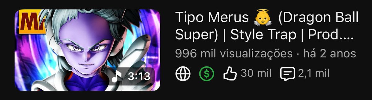 A recomendação do dia é essa! 🤪
Quase 1M nessa do Merus 🙏🏻