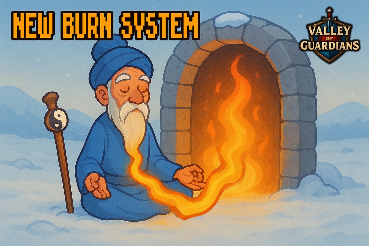 PlayVoG's tweet image. 🔥 New Burn System is LIVE!
Clear your inventory by burning unwanted Guardians to earn GC + GS 🔥

And after your feedback today…
Multi-burn is now available!
Time to roast them in batches 😆

➡️Play now! : valleyofguardians.xyz