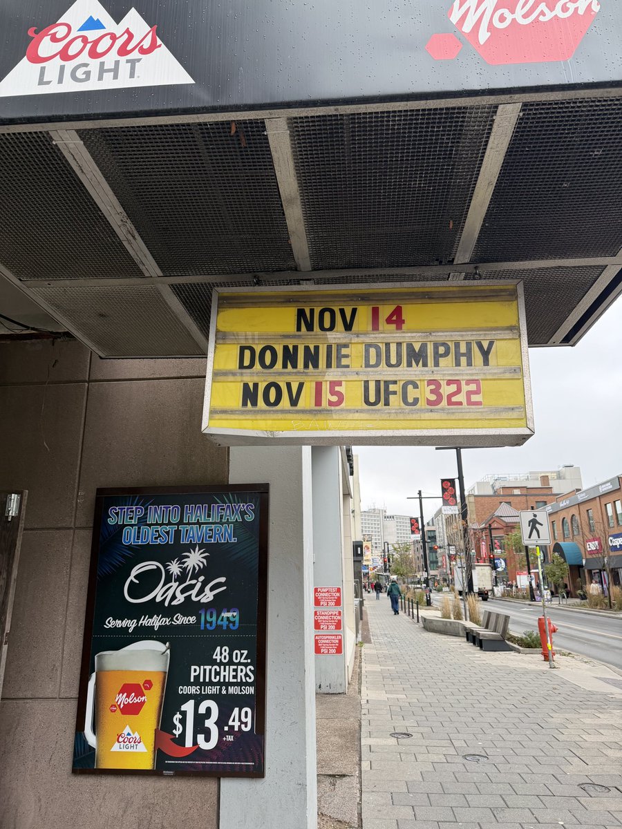 Catch Donnie Dumphy havin’ a time tonight at the Oasis
9-11PM
Tickets at the door $15
🍻
#halifax #havinatime #halifaxns #halifaxcomedy #halifaxnovascotia #downtownhalifax #springgardenroad #donniedumphy #oasispub #halifaxevents #halifaxlocal