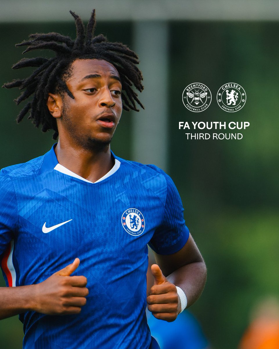 ChelseaFC's tweet image. Our U18s kick off our FA Youth Cup campaign with an away trip to Brentford. 👊
